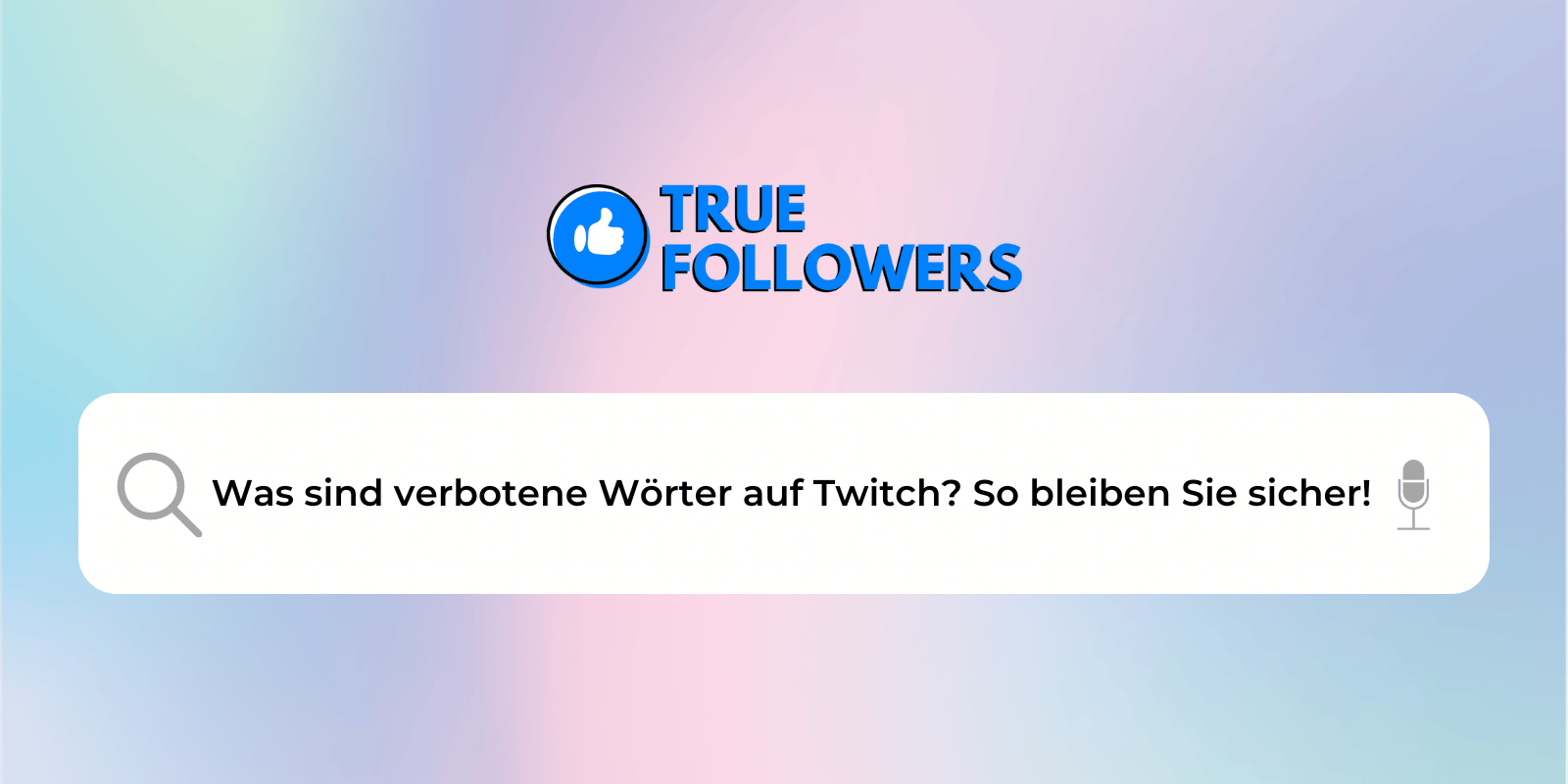 Was sind verbotene Wörter auf Twitch